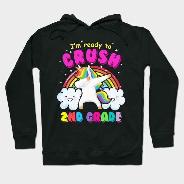 I'm ready to crush 2nd grade dabbing Unicorn 2 Hoodie by opippi